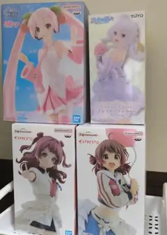 フィギュア　4体セット　学マス　魔女の旅々　桜ミク
