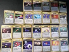 旧裏ポケモンカード　トレーナーカード25枚+エネルギー1枚