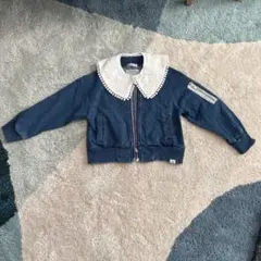 Rat effect デニムジャケット　襟つき