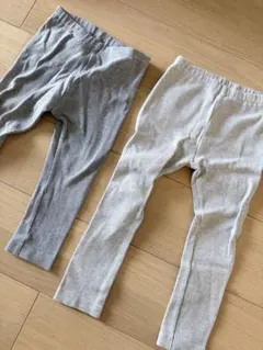 UNIQLO ベビー リブレギンス 90cm 100cm 2枚セット