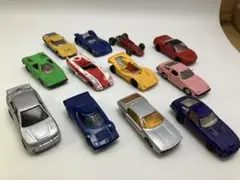 ミニカー 12台セット　再塗装品　部品取りに