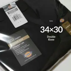 34×30【新品・未使用】ディッキーズ　ダブルニー　85283　　・BLACK・