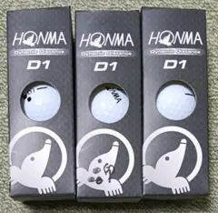 HONMA ホンマ D1 ゴルフボール 9個セット マーキング有