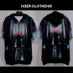 NieR 半袖ジップパーカー