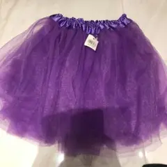 紫　チュール　スカート　ハロウィン　コスプレ　衣装