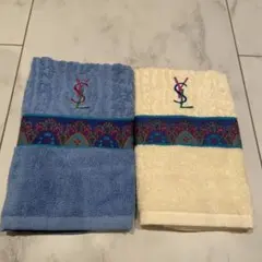 イヴ・サンローラン　ハンドタオル　2枚セット