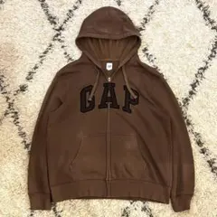 OLD GAP ジップパーカー ブラウン 00s y2k archive L