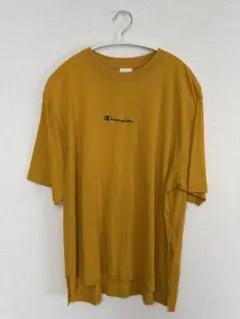 Champion マスタード オーバーサイズ Tシャツ M