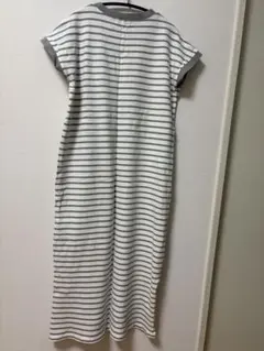 ボーダー半袖ワンピース