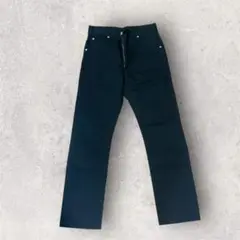 コットンパンツ スラックス ダークグレー Ssize