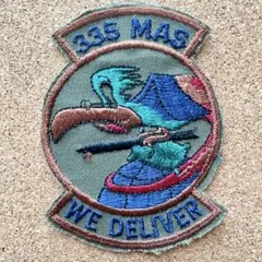 US ヴィンテージ　ミリタリー　刺繍　ワッペン　米軍　空軍　USAF