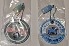 산리오 ミルクキャップシアーチャーム2種 ハンギョドン タキシードサム