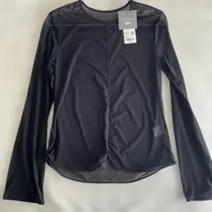 新品⭐︎UNIQLOマメクロゴウチ シアークルーネックTシャツ L