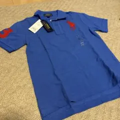 Polo Ralph Lauren 青 ポロシャツ S 140 新品未使用