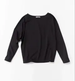 boutique310 淑女のロンT ブラック - メルカリ