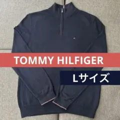 【TOMMY HILFIGER】ハーフジップ トレーナー 【メンズ Lサイズ】