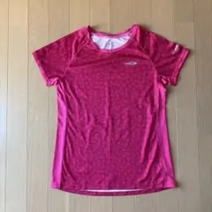 TIGORA レディース ランニング 半袖Tシャツ ピンク Mサイズのサムネイル