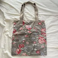 Cath Kidston 花柄トートバッグ グレー