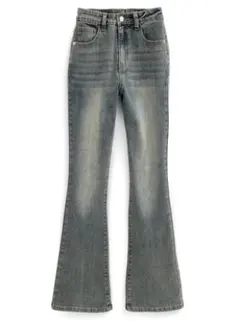 GRL グレイル セミフレアデニムパンツ cu508