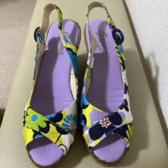 Gaimo 花柄 ウェッジソール サンダルのサムネイル