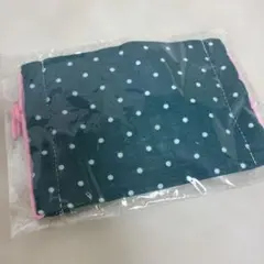 ドット柄 子どもマスクグリーン ピンク