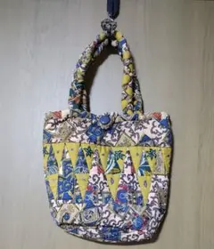 多色パッチワークトートバッグ