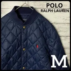 ポロラルフローレン ネイビー キルティングジャケット
