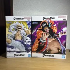 ワンピース 黒ひげ ルフィ ギア5 Grandista フィギュア - メルカリ