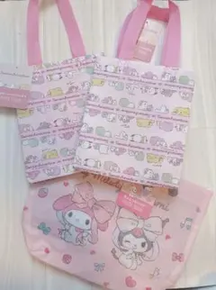 サンリオ　デイリートートバッグ　クロミ　マイメロ