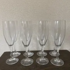 シャンパングラス 8個セット ガラス製　パーティー　歓迎会
