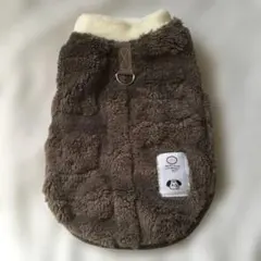 ドッグウェア（犬服）【ふわもこ・ブラウン/ Mサイズ】新品・未使用