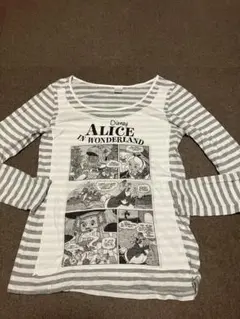 Disney アリス・イン・ワンダーランド 長袖Tシャツ