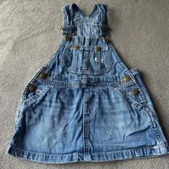 Lee ジャンバースカート デニムブルー　90