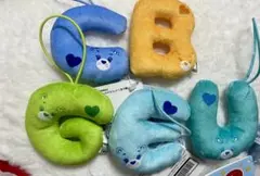 ケアベア イニシャル アルファベット マスコット5個セット