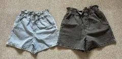 GU ショートパンツ 2枚セット　150cm