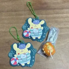 (バラ売り不可)ポムポムプリン ラバーキーホルダー