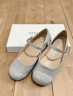 arisana アリサナ フォーマルシューズ ピアノ発表会　シルバー 20cm