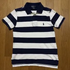 Polo Ralph Lauren ボーダー ポロシャツ ネイビー ホワイトのサムネイル