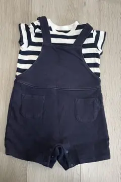 UNIQLO 半袖オーバーオール 80cm