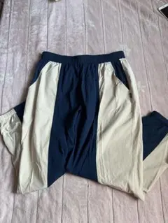 keboz ナイロンパンツ ネイビー&ベージュ
