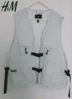 H&M フィッシングベスト メンズ Lサイズ アウトドア レディースにも