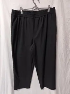 ユニクロ C イージーワイドテーパードパンツ 黒 メンズ XXL