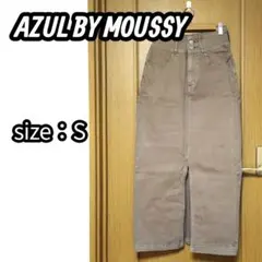 【AZUL BY MOUSSY】ハイウエスト スリット タイト スカート