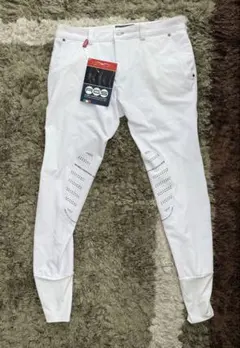 Cavallero 255S ホワイト フルグリップキュロット 未使用 タグあり 