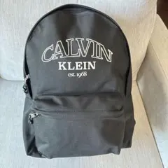 正規品新品未使用タグ付　Calvin Klein ブラックリュックのサムネイル