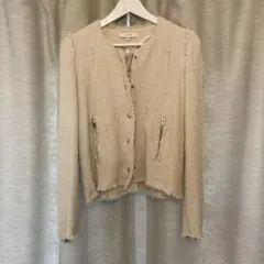 【美品】IRO コットン100% ジャケット アイボリー
