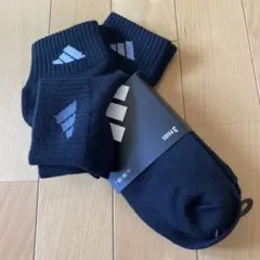 adidas ソックス 3足組 26-28cm ブラックのサムネイル