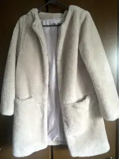 MERCURYDUO クリーム色 ファーコート F