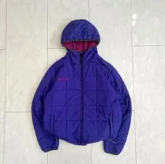 Columbia hooded puffer jacket リバーシブル 短丈