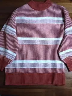 Cutie Blonde ボーダー風ニット